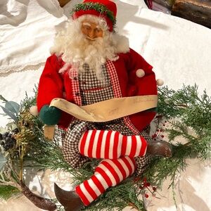 Vintage MUSICAL MECHANICAL SANTA “SANTA CLAUS IS COMING TO TOWN”